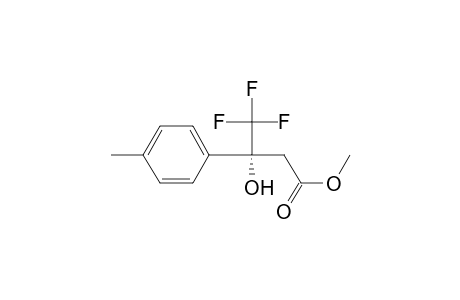 Methyl R-4,4,4-trifluoro-3-hydroxy-3-(4'-methylphenyl)butanoate