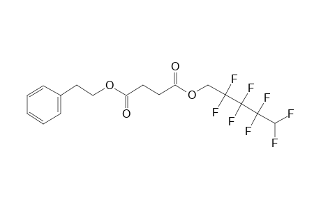 Succinic acid, 2,2,3,3,4,4,5,5-octafluoropentyl phenethyl ester