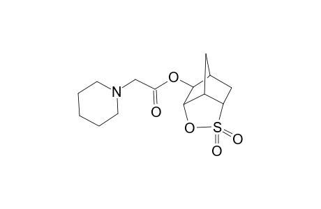 5,5-dioxo-4-oxa-5.lambda.6-thiatricyclo[4.2.1]0(3,7)nonan-2-yl-(piperidin-1-yl)acetate