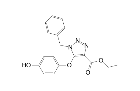 1-Benzyl-5-(4-hydroxyphenoxy)triazole-4-carboxylic acid ethyl ester