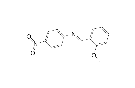 Benzenamine, N-[(2-methoxyphenyl)methylene]-4-nitro-