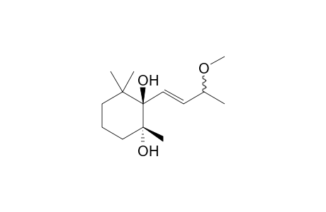 (1R,2R)-2-((E)-3-Methoxy-but-1-enyl)-1,3,3-trimethyl-cyclohexane-1,2-diol