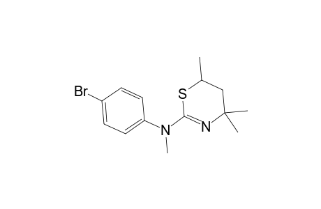 N-(4-Bromophenyl)-N,4,4,6-tetramethyl-5,6-dihydro-4H-1,3-thiazin-2-amine