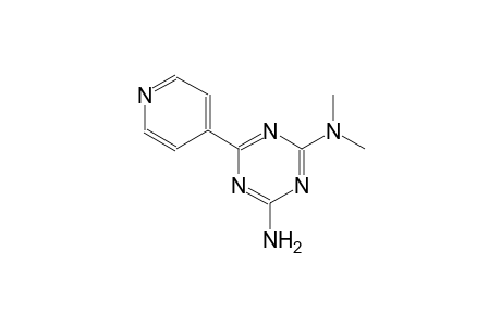 N~2~,N~2~-dimethyl-6-(4-pyridinyl)-1,3,5-triazine-2,4-diamine