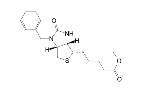 5-[(3aR,6S,6aS)-2-oxo-3-(phenylmethyl)-3a,4,6,6a-tetrahydro-1H-thieno[3,4-d]imidazol-6-yl]pentanoic acid methyl ester