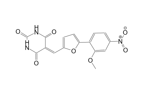 5-{[5-(2-methoxy-4-nitrophenyl)-2-furyl]methylene}-2,4,6(1H,3H,5H)-pyrimidinetrione