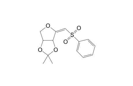 (E)-2-[(Benzenesulfonyl)methylidene]-3,4-isopropylidenedioxytetrahydrofuran