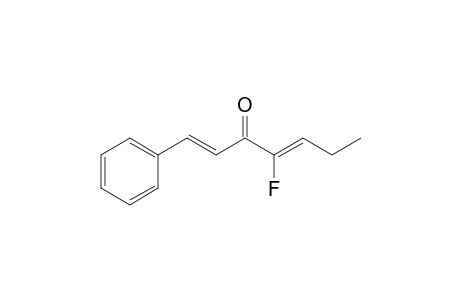 (1E,4Z)-4-fluoranyl-1-phenyl-hepta-1,4-dien-3-one