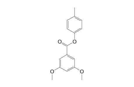 4-METHYLPHENYL-3,5-DIMETHOXYBENZOATE