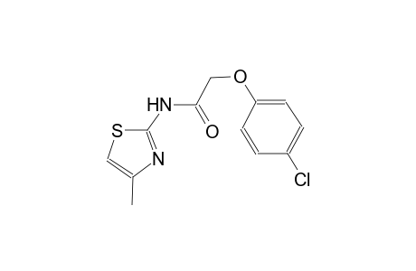 2-(4-chlorophenoxy)-N-(4-methyl-1,3-thiazol-2-yl)acetamide