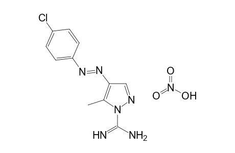 4-[(p-CHLOROPHENYL)AZO]-3,5-DIMETHYLPYRAZOLE-1-CARBOXAMIDINE, MONONITRATE