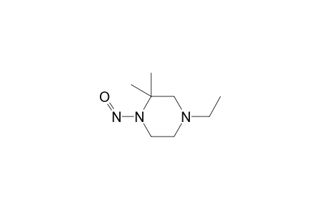 4-Ethyl-2,2-dimethyl-1-nitroso-piperazine