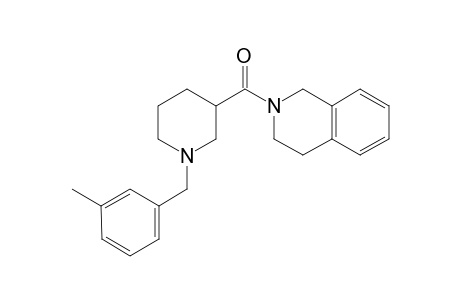 (3,4-Dihydro-1H-isoquinolin-2-yl)[1-(3-methylbenzyl)piperidin-3-yl]methanone