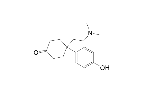 4-[2-(dimethylamino)ethyl]-4-(4-hydroxyphenyl)cyclohexanone