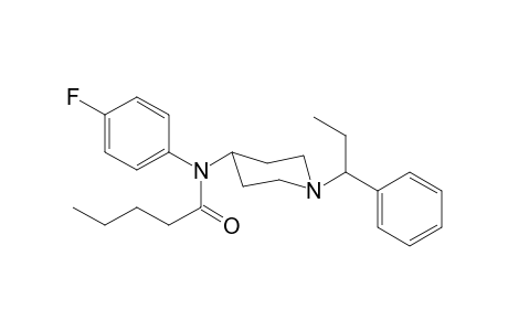 N-4-Fluorophenyl-N-[1-(1-phenylpropyl)piperidin-4-yl]pentanamide