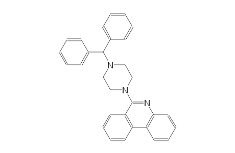 6-(4-benzhydryl-1-piperazinyl)phenanthridine