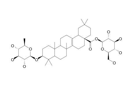 PYROCINCHOLIC-ACID-3-BETA-O-BETA-6-DEOXY-D-GLUCOPYRANOSIDE-28-O-BETA-D-GLUCOPYRANOSIDE