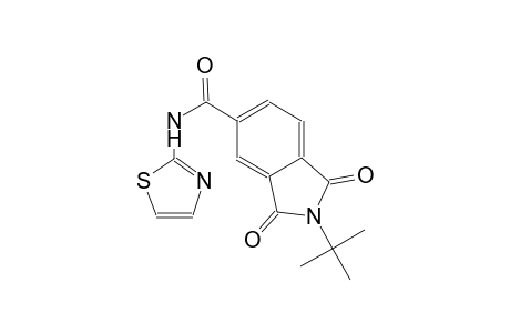 1H-isoindole-5-carboxamide, 2-(1,1-dimethylethyl)-2,3-dihydro-1,3-dioxo-N-(2-thiazolyl)-