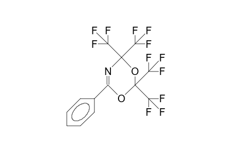 2,2,4,4-Tetrakis(trifluoromethyl)-6-phenyl-2H,4H-1,3,5-dioxazine