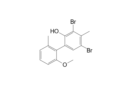 3,5-Dibromo-2-hydroxy-2'-methoxy-4,6'-dimethylbiphenyl