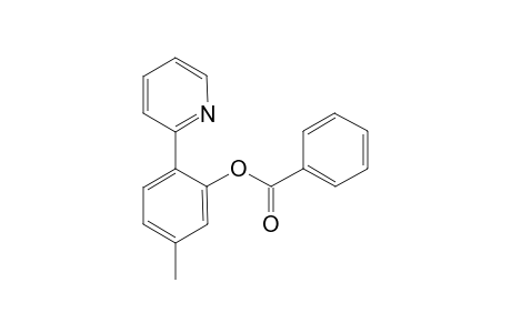 5-Methyl-2-(pyridin-2-yl)phenyl benzoate