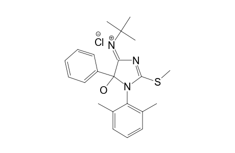 4-(tert-Butylimino)-1-(2,6-dimethylphenyl)-5-hydroxy-2-(methylthio)-5-phenyl-2-imidazoline Hydrochloride