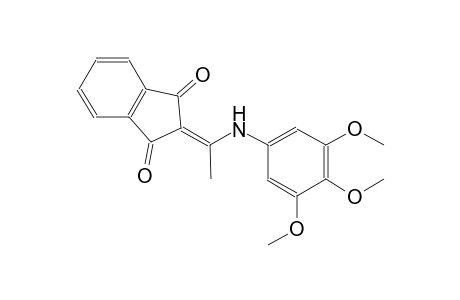 2-[1-(3,4,5-trimethoxyanilino)ethylidene]-1H-indene-1,3(2H)-dione