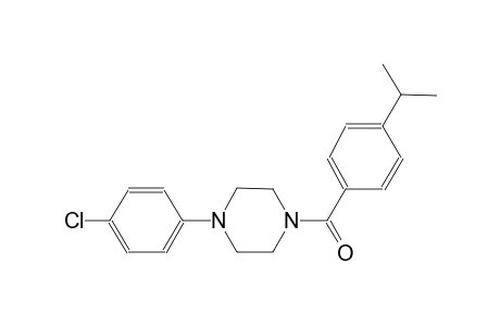 1-(4-chlorophenyl)-4-(4-isopropylbenzoyl)piperazine