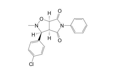 (3S,3aS,6aR)-3-(4-chlorophenyl)-2-methyl-5-phenyl-3a,6a-dihydro-3H-pyrrolo[3,4-d]isoxazole-4,6-dione