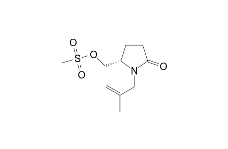 1-(2-Methyl-2-propenyl)-5-hydroxymethyl-2-pyrrolidinone methanesulfonate