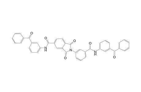2-{3-[(3-benzoylanilino)carbonyl]phenyl}-N-(3-benzoylphenyl)-1,3-dioxo-5-isoindolinecarboxamide