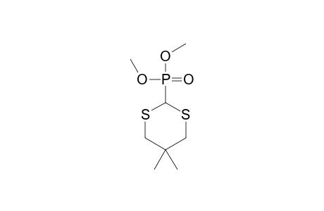 2-(Dimethoxyphosphoryl)-5,5-dimethyl-1,3-dithiane