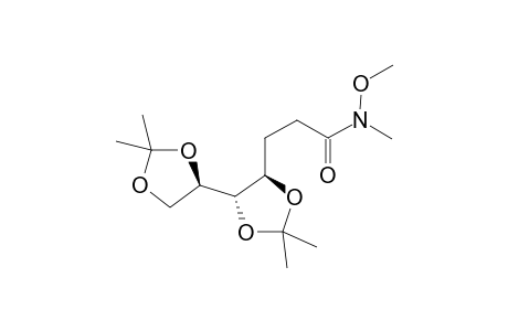 N-Methoxy-N-methyl-4,5:6,7-bis(isopropylidenedioxy)heptanamide