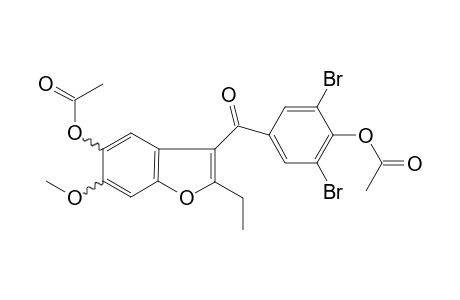 Benzbromarone-M (HO-methoxy-) 2AC