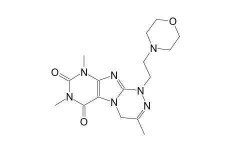 [1,2,4]triazino[3,4-f]purine-6,8(7H,9H)-dione, 1,4-dihydro-3,7,9-trimethyl-1-[2-(4-morpholinyl)ethyl]-