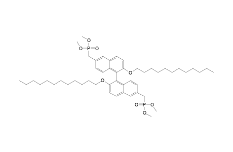 (R)-Tetramethyl[2,2'-didodecyloxy-6,6'-[1,1'-binaphthylbis(methylene)]]bisphosphonate