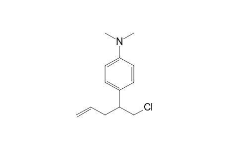 N,N-Dimethyl-4-(1-chloromethyl-3-butenyl)aniline