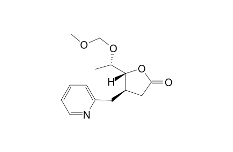 (4R,5R)-5-[(S)-1-Methoxymethoxyethyl]-4-(2-pyridin-2-ylmethyl)-4,5-dihydroxy-2(3H)-furanone