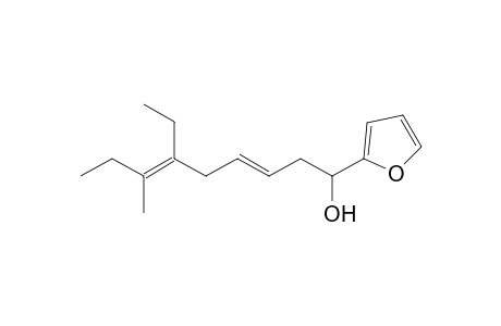 (3E,6E)-6-Ethyl-1-(2'-furyl)-7-methyl-3,6-nonadien-1-ol