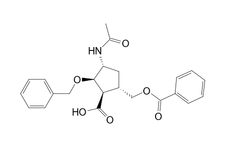 Acetamide, N-[4-[(benzoyloxy)methyl]-3-(formyloxy)-2-(phenylmethoxy)cyclopentyl]-, [1R-(1.alpha.,2.beta.,3.beta.,4.alpha.)]-