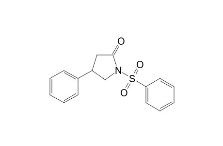 1-(benzenesulfonyl)-4-phenyl-2-pyrrolidinone