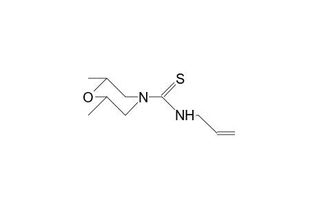cis-N-Allyl-2,6-dimethyl-4-morphlinethiocarboxamide