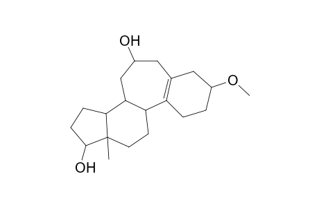 8-Methoxy-12a-methyl-1,2,3,3a,3b,4,5,6,7,8,9,10,10b,11,12,12a-hexadecahydrobenzo[3,4]cyclohepta[1,2-E]indene-1,5-diol