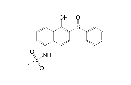 Methanesulfonamide, N-[5-hydroxy-6-(phenylsulfinyl)-1-naphthalenyl]-