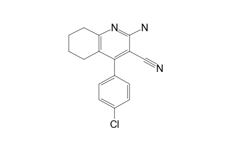 2-Amino-4-(4-chlorophenyl)-5,6,7,8-tetrahydro-3-quinolinecarbonitrile