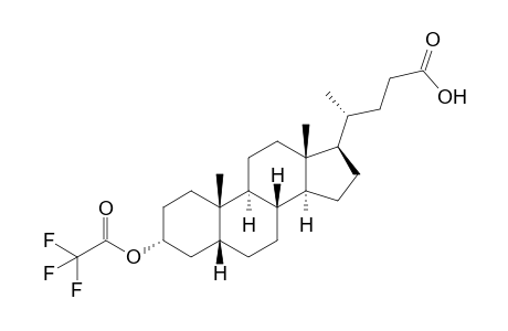 3.alpha.-Trifluoroacetoxy-5.beta.-cholan-24-oic acid