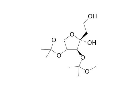 5-Deoxy-1,2-O-isopropylidene-3-(1-methoxy-1-methyl ethyl)-.alpha.-D-xylo-hexofuranose