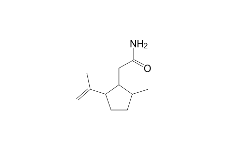 2-(2-Isopropenyl-5-methyl-cyclopentyl)-acetamide