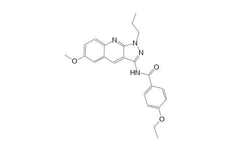 4-ethoxy-N-(6-methoxy-1-propyl-1H-pyrazolo[3,4-b]quinolin-3-yl)benzamide