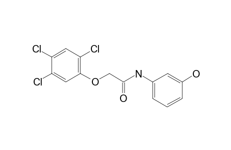 N-(3-Hydroxyphenyl)-2-(2,4,5-trichlorophenoxy)acetamide